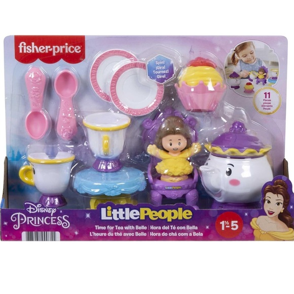 Fisher-Price® - Disney Princess Time For Tea With Belle By Little People® - Picture 1 of 8